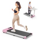 Portable Treadmill Walking Pad With Remote Under Desk Running Machine For Home