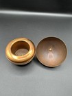 Vintage Copper Bakelite Eyeball Cigarette Match Orb Box