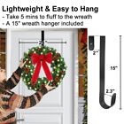 24  Prelit Christmas Wreath With Lights timer Christmas Door Wreath Decoration