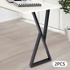 X-shape 32  Metal Coffee Table Legs Set Of 2 Steel Bench Desk Diy Furniture Legs