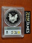 2000 P Proof Silver Eagle Pcgs Pr70 Dcam Classic Blue Label