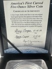2019-p 5 Oz Apollo 11 Silver  1 - Ngc Pf 70 Dcam Moon Mission 50th Cooper Signed