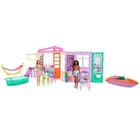 Barbie Beach House Bundle With 2 Dolls And Accessories New
