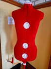 Singer 150 Adjustable Dress Form  s m  Mannequin With Stand Red Small   Medium
