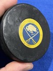 Vintage 1970   s Buffalo Sabres Art Ross Converse Game Hockey Puck 