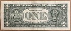  1 Dollar Bill Note 2017a Ink Well Contamination Error Serial Number
