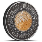 2024 2 Oz Antique Colorized Tuvalu Silver Alicanto Coin  box  Coa 