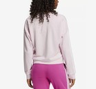 Adidas Women s Essentials 3-stripes French Terry V-neck Sweatshirt Pink L