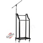 Rack Mount Cart Stand Rolling Studio Mixer Gear Pro Audio It Server Holder Case