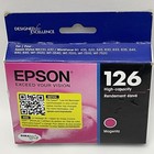 New Genuine Epson T126 Magenta High Yield Ink Cartridge  t126320   Ex 10 2026