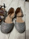 Lots Of 3 Wonder Nation Girl Beaded Adjustable Strap Trendy Ballet Sandal Size 8
