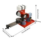 110v Circular Saw Blade Sharpener Grinder 370w 3600rpm   5-inch Grinding Wheel