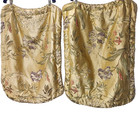 Croscill Purple Gold Iris Anya Floral 2 Standard Pillow Shams Quilted 24 X 31 