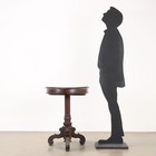 Antique Liftable Table Carved Walnut Italy Mid Xix Century Original