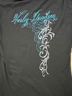 Harley Davidson Shirt Womens Large Black Long Sleeve Statesville Nc Cyber Y2k