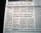 First 2007 Apple Inc  New Generation Iphone 2g Released Goes On Sale Newspaper