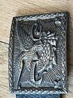Original Spanish American War Leather Belt Buckle Sword Hangerpettibone