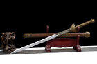 42  Chinese Kung Fun Sharp Sword Manganese Steel Doube Edge Hexahedron Jian