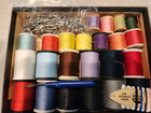Lot Vintage Sewing  Threads Notions Fasteners Snaps Needles