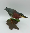 Green Heron     Original Wood Carving