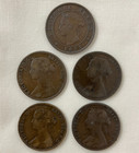 Early Canadian Provinces Cent Coins Nova Scotia  New Brunswick  Prince Edward Is