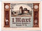 1921 Germany Glashutte Notgeld 1 Mark Note  ng149 