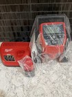 New Milwaukee M12 Compact Inflator 2475-20 W  2 0 Battery   Charger  open-box 