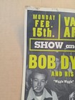 1999 Bob Dylan And Brian Setzer Orchestra Concert Poster Grand Rapids Michigan 