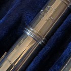 Emerson Usa Sterling Silver Flute Gold Plated Lip Open Hole B Foot Double Case