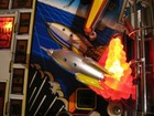 Twilight Zone Pinball  Rocket Ship Orange Base  pinball Flipper Machine Mod 