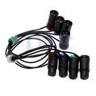 Low-profile Neutrik Xlr 3 Pin Male To 3 Pin Female use Sommer Sod-14 Audio Cable