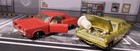 Lot Of 2 Vintage 1960s Lesney Cars - Pontiac Gp Sports Coupe   Opel Diplomat