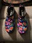 Women   s Floral Sloggers Waterproof Garden Shoes Sz 8 Brand New