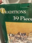 Traditions Victorian Village Lighted 39 Piece Porcelain Christmas Set New Nib