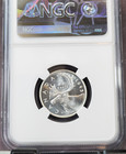 1943 Canada Silver 25 Cents 25c George Vi Ngc Ms 64 Scarce Beautiful Bu Coin