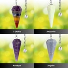 Pendulum Crystals  Divination Tool  Energy Work  Reiki  Grid  dowsing  35 Types