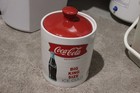Vintage Coca Cola Cookie Jar Big King Size Ice Cold Sign Of Good Taste 90s Coke