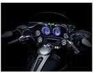 Kuryakyn Chrome Led Speaker Bezels Blue 96-13 Harley Touring Trike