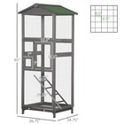 Big Aviary Outdoor Bird Cage For Finches  Parrot  Parakeet  Grey