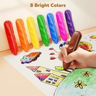 Joycat 8 Colors Jumbo Crayons For Toddlers 1 Count  pack Of 8   Multicolor 