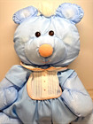 Blue Puffalump Bear W  Blue Outfit  14  Plush  Fisher-price  Vintage 1986   8006
