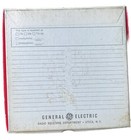 Vintage General Electric Recording Tape 7    Reel 2400 Ft Polyester 1 2 Mil