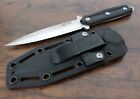 9    Fixed Blade Knife Spear Point Horizontal Carry D2 Steel Kydex Sheath Sharp