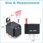 6 Pack 12v Fuse Relay Switch Harness Set 5 Pin Spst Automotive Electrical Relays