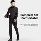 Rockbros Cycling Jersey Suit Winter Bike Jacket Trousers Warm Fleece Sportswear