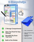 Clipboard With Storage Heavy Duty Clip Boards 8 5 X 11 With Dual Storage Folder
