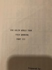 Van Halen Fair Warning 1981 Road Crew Tour Itinerary Book Part 3