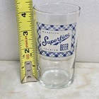 Blue Superfine Shell Beer Glass Marathon City Brewery  Marathon Wisconsin