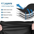 Pontoon Boat Cover 25-28ft  1200d Pu Heavy Duty Marine Grade Pontoon Cover Wi   