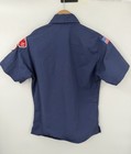 Boy Scouts Bsa Cub Scout Youth Button Shirt Short Sleeve Usa Blue Size Medium